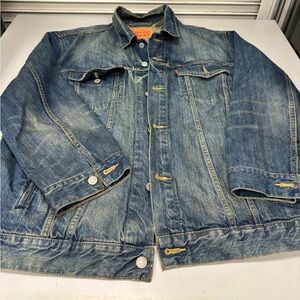 Oversized levis denim jacket
